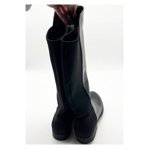 Stuart Weitzman 5050 Nappa Leather Over the Knee Riding Boot 5 Black - Picture 6 of 9